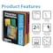 Better Office Products 24 Pkt Poly Spiral Project Organizer, Back Cover Utility Pouch, 1/3 Cut Tabs, 12 Tab Color Dividers 36900 - alternate 2